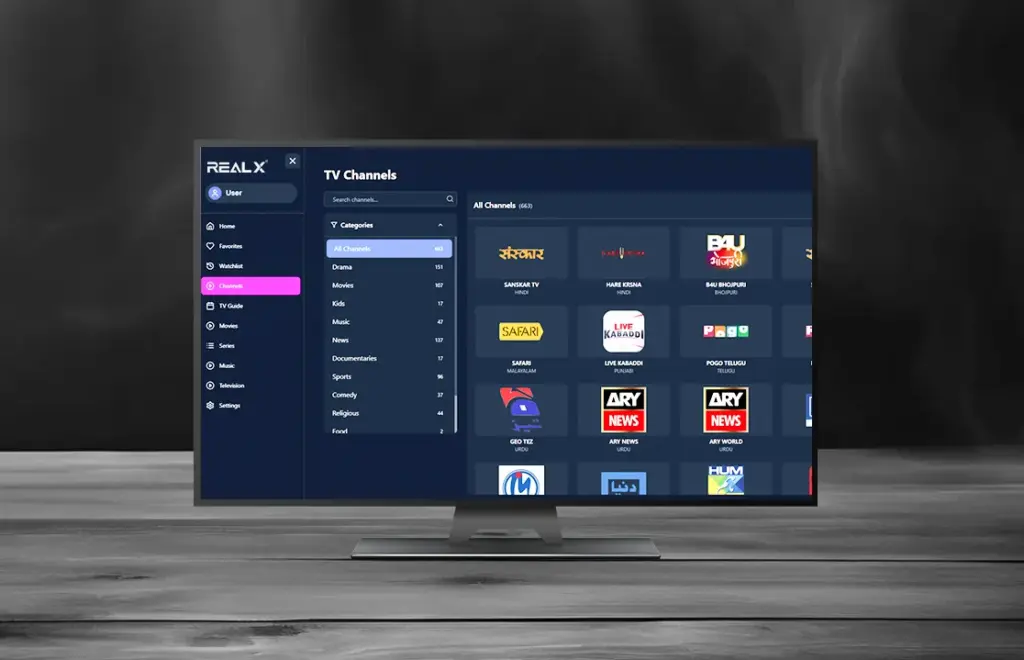 channels to favorites