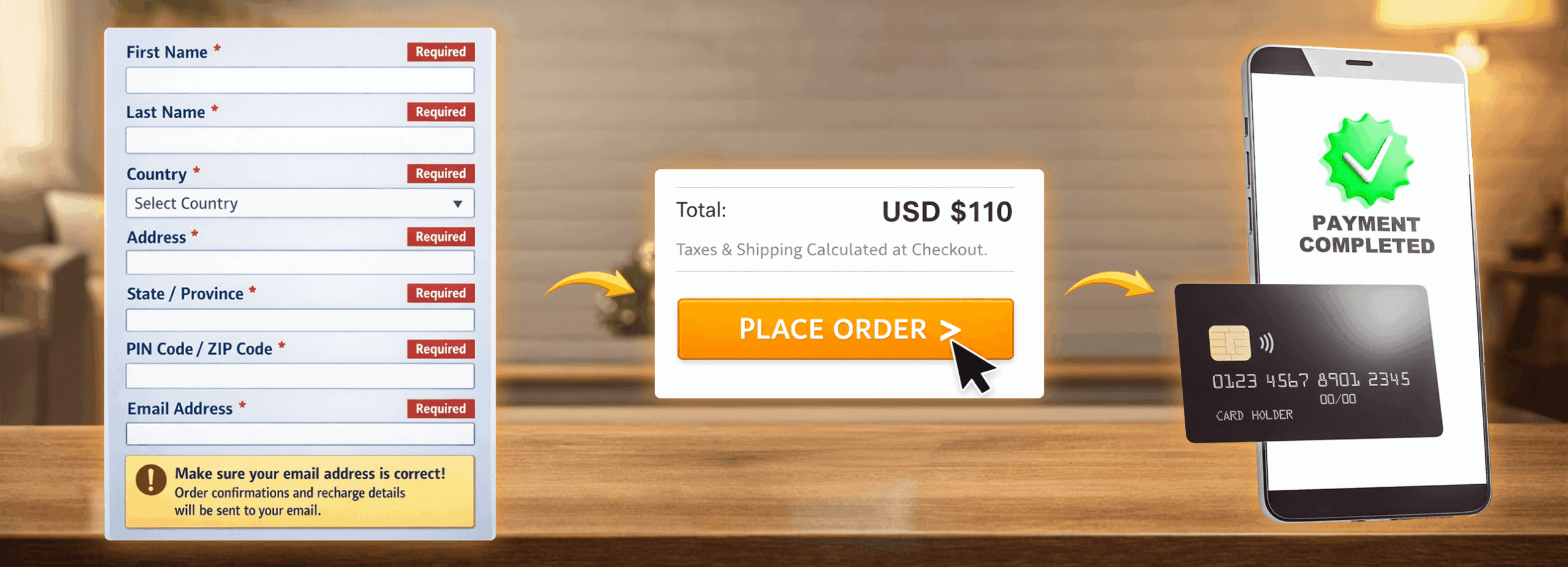 Entering Billing Details