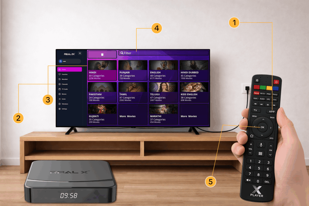 Using X Player (Real 2X App) for Better Navigation