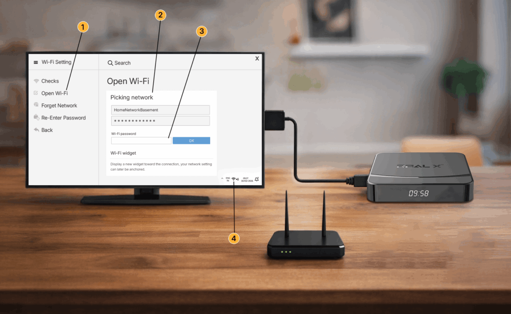 Profile and wi-fi Setting
